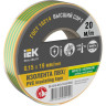 Изолента IEK 0,15х19 мм - EX-IZ10-C19-20-K52, желто-зеленая, 20м EX-IZ10-C15-19-20-K52