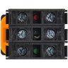 Кнопка с подсветкой IEK MASTER MI-BT60-11D-3-112-K07