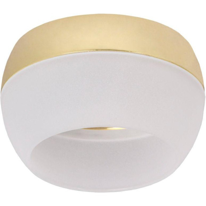 Накладной потолочный светильник IEK Lighting 4010 под лампу gx53 золото LT-UPB0-4010-GX53-1-K22