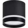 Накладной потолочный светильник IEK Lighting 4016 под лампу gx53 черный LT-UPB0-4016-GX53-1-K02