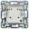 Розетка IEK SKANDY SK-R02W без заземления без защитных шторок 10А арктический белый SK-R10-10-K01